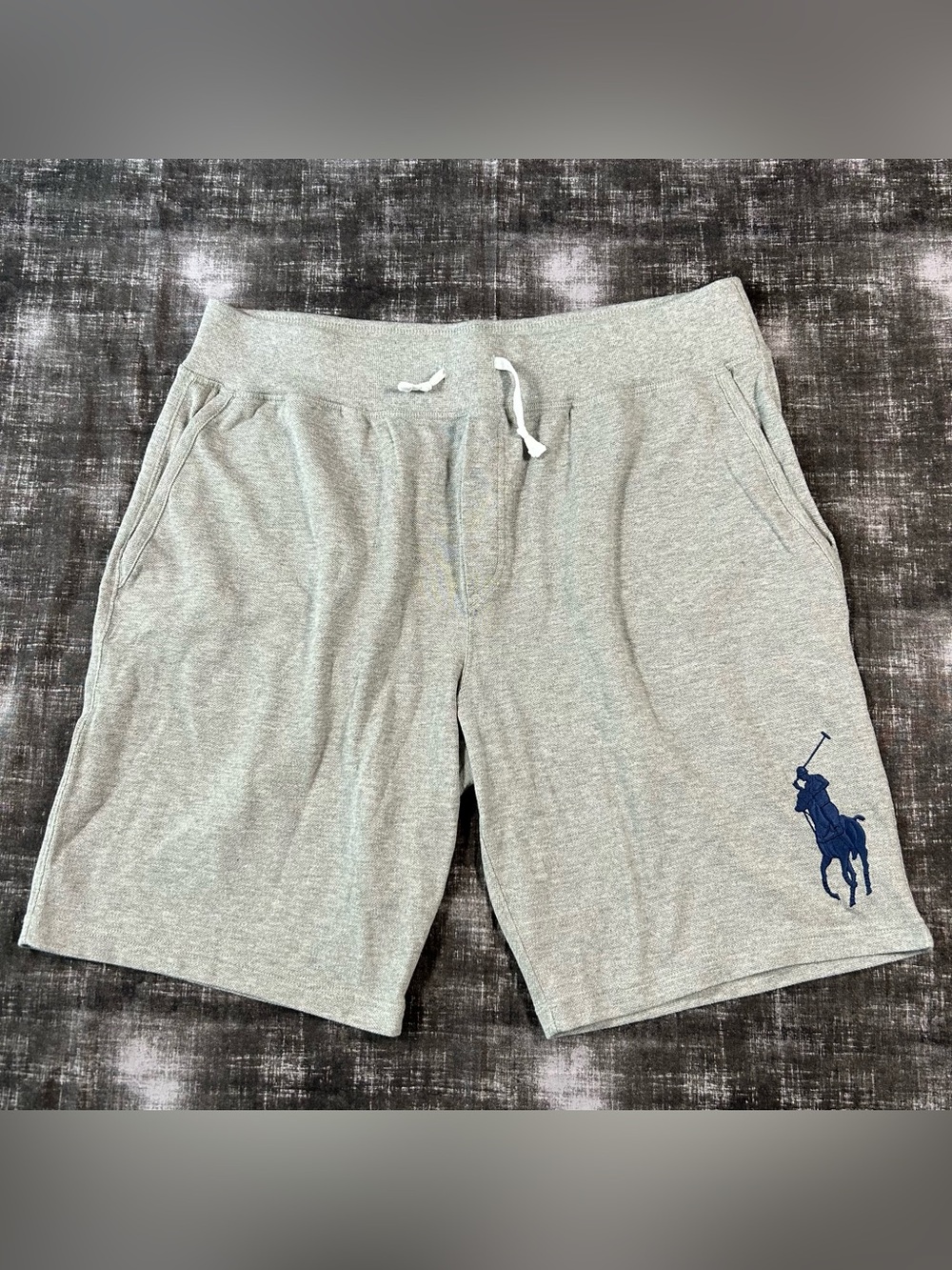 Polo Ralph Lauren Sweat Shorts Mens XL(36x9) Gray Soft Fleece Signature Big Pony